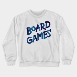 Board Games Blue Crewneck Sweatshirt